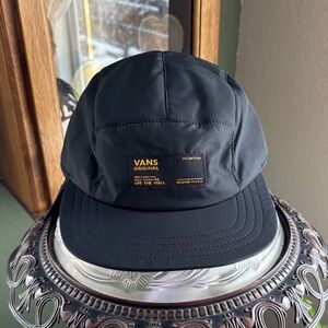 Vans Black Hat with Gold Accents